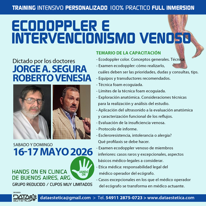 Training intensivo en Ecodoppler e intervencionismo venoso 2026